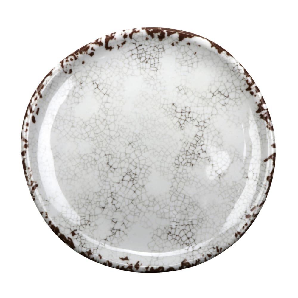 GET 5 1/2" Round Melamine Bread/Side Dish Plate, French Mill (CS-5-FM)