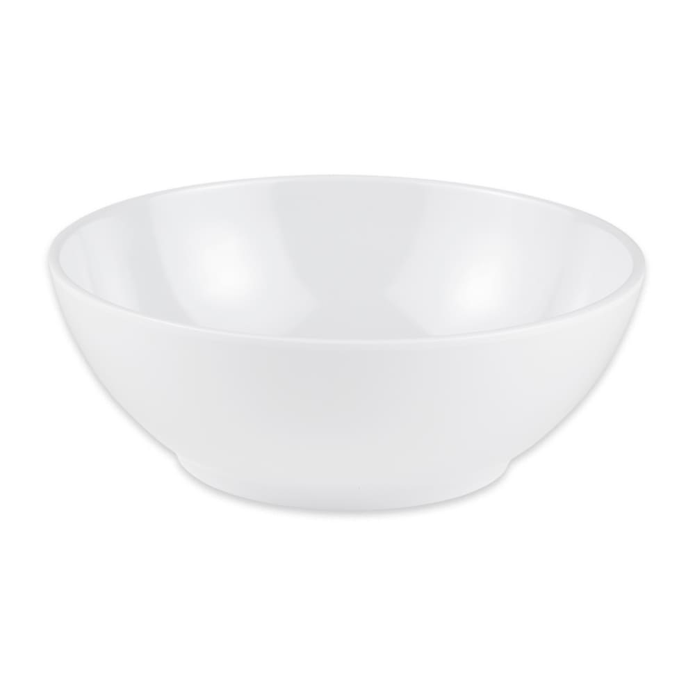 GET 20 oz Round Melamine Dinner Bowl, White (CS-6101-W)
