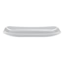 GET 9 3/4" X 5 4/5"  Rectangular Siciliano Platter - Melamine, White (CS-6104-W) thumbnail 2