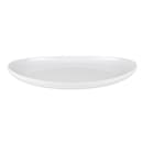GET 13 1/4" x 9 1/2" Oval Siciliano Platter - Melamine, White (CS-6112-W) thumbnail 3