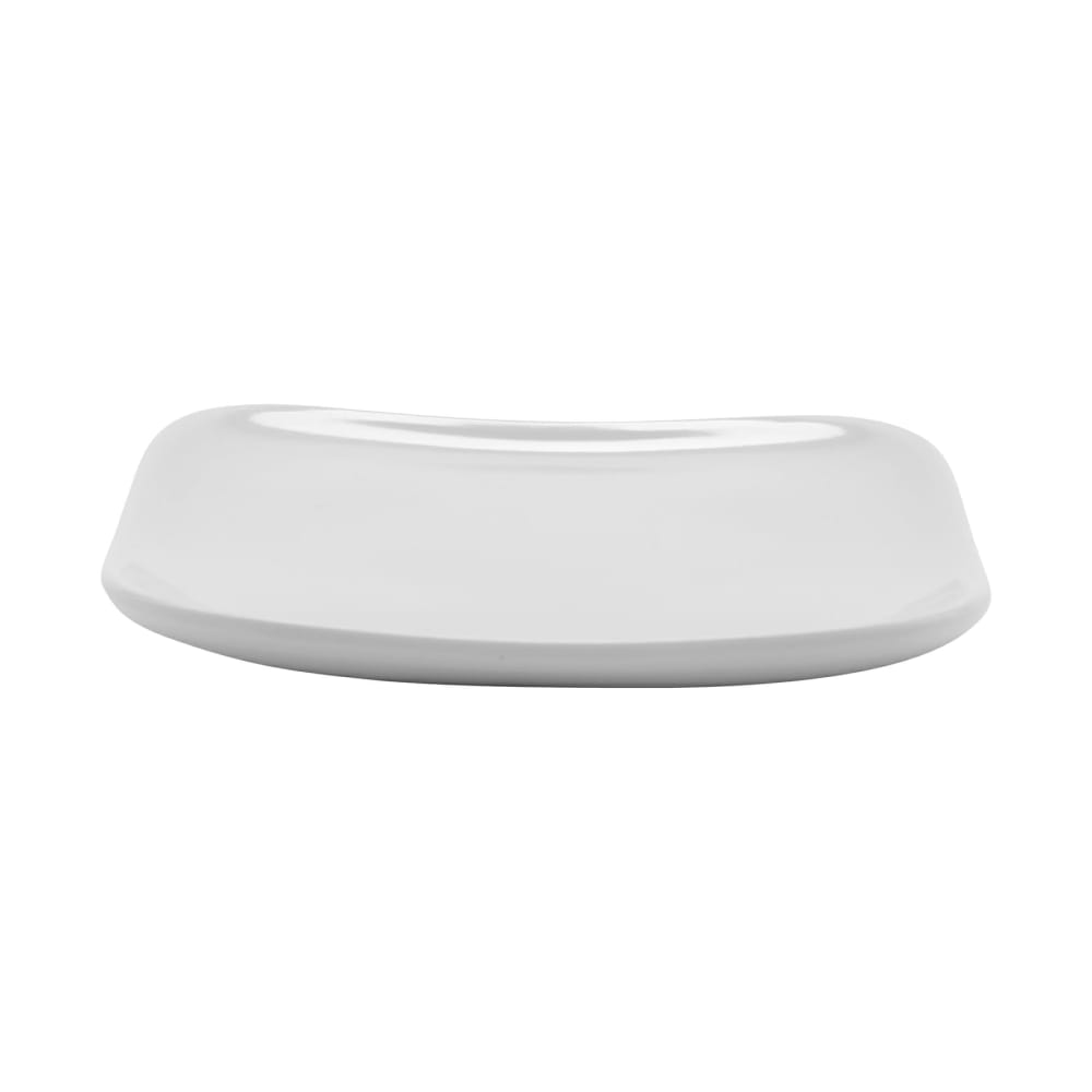 GET 5" Square Melamine Bread Plate, White (CS-6115-W)