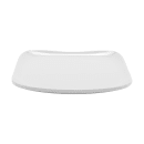 GET 6" Square Melamine Salad Plate, White (CS-6116-W) thumbnail 3