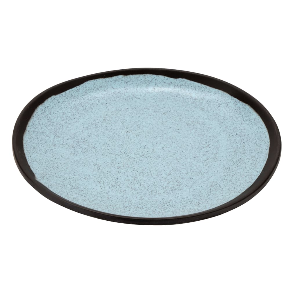 GET 7" Round Melamine Bread Plate, Speckled Grayish Blue (CS-70-GBL)
