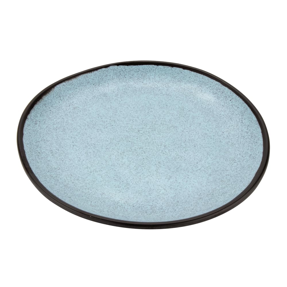GET 9" Round Melamine Dinner Plate, Speckled Grayish Blue (CS-90-GBL)