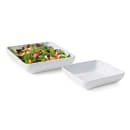 GET 2 3/10 qt Square Melamine Serving Bowl, White (CS-9236-W) thumbnail 5