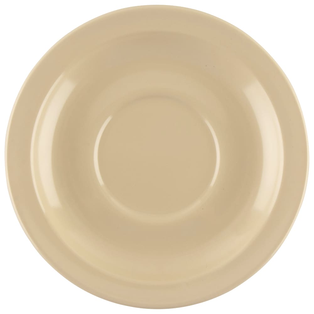 GET 5 3/4" Round Melamine Saucer for DC 100 & DC 101, Tan (DC-200-T)