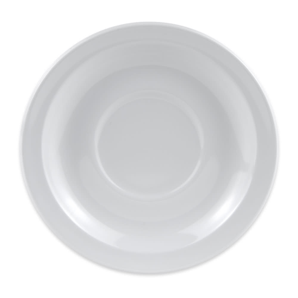 GET 5 3/4" Round Melamine Saucer for DC 100 & DC 101, White (DC-200-W)