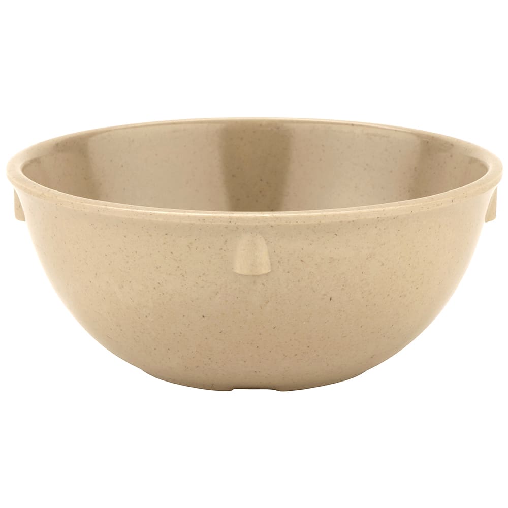 GET 15 oz Round Melamine Oatmeal Bowl, Sandstone (DN-315-S)