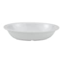 GET 32 oz Oval Melamine Serving Bowl, White (DN-332-W) thumbnail 2