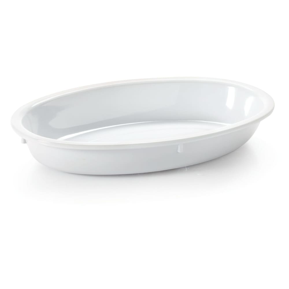 GET 20 oz Oval Melamine Serving Bowl, White (DN-96-W)