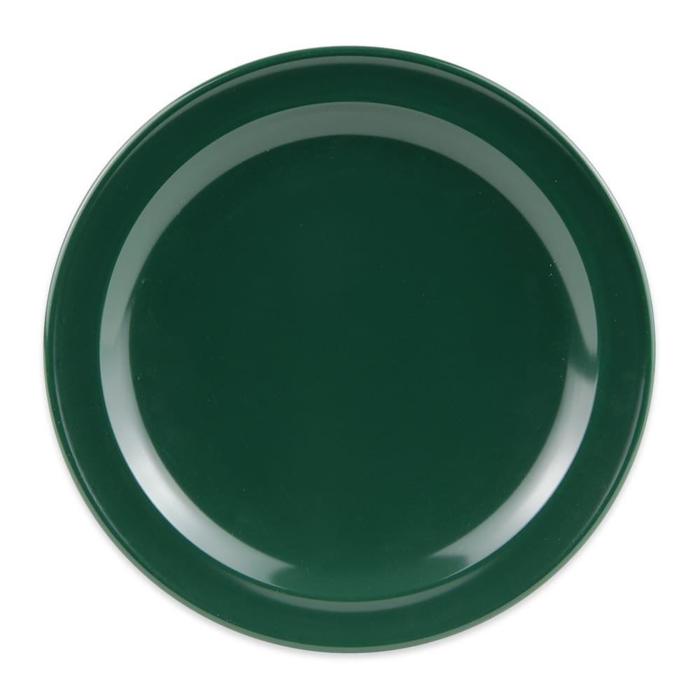 GET 6 1/2" Round Melamine Salad Plate, Green (DP-506-HG)