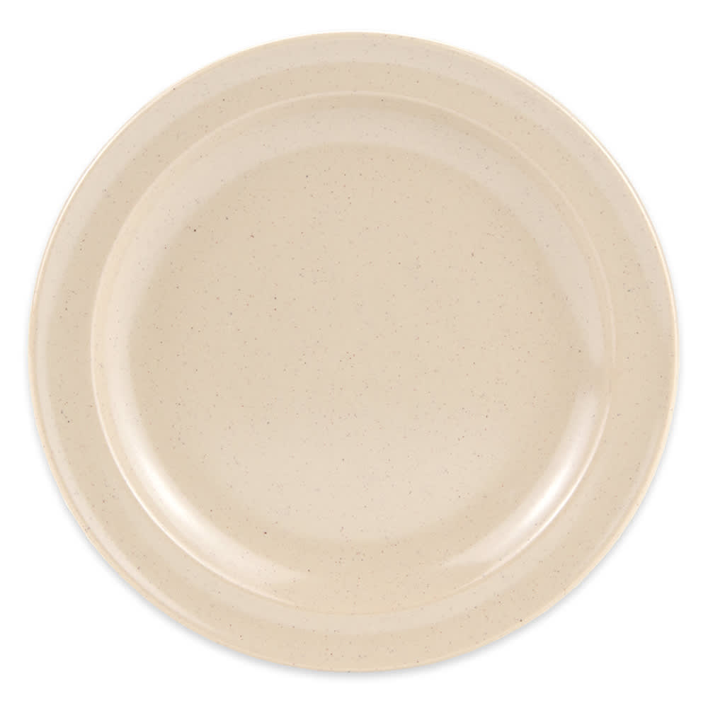 GET 7 1/4" Round Melamine Dessert Plate, Sandstone (DP-507-S)