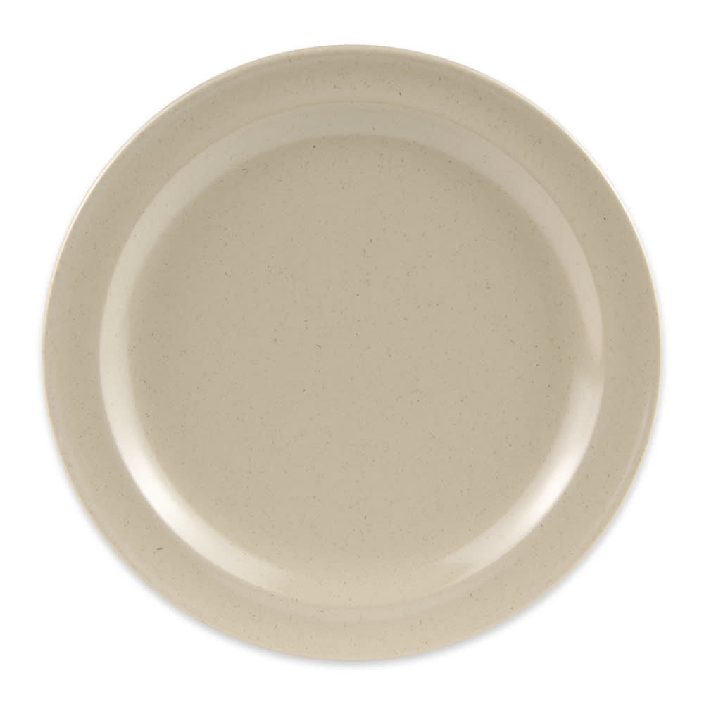 GET 8" Round Melamine Lunch Plate, Sandstone (DP-508-S)