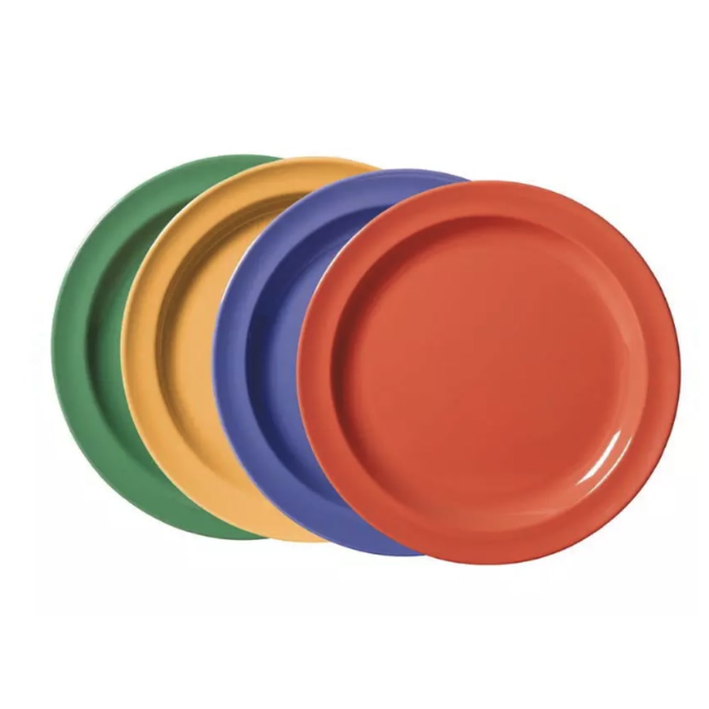 GET 9" Round Melamine Dinner Plate, Assorted Colors (DP-909-MIX)