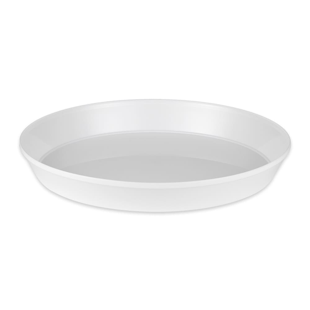 GET 13" Round Economy Bar Tray, White (EBT-1300-W)