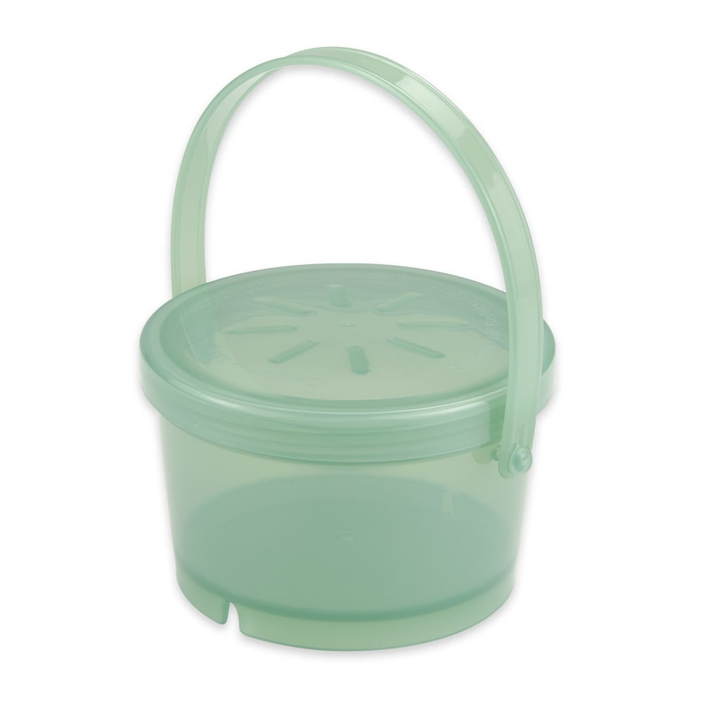GET To Go Food Container, 9" x 9" x 3 1/2", Polypropylene, Jade (EC-07-1-JA)