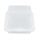 GET 4 3/4" Square To Go Food Container, Polypropylene, Clear (EC-08-1-CL) thumbnail 5