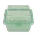GET 4 3/4" Square To Go Food Container, Polypropylene, Jade (EC-08-1-JA) thumbnail 3