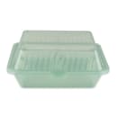 GET 9" Square To Go Food Container, Polypropylene, Jade (EC-09-1-JA) thumbnail 3