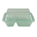 GET 9" Square To Go Food Container, Polypropylene, Jade (EC-09-1-JA) thumbnail 4