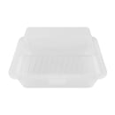 GET 9" Square To Go Food Container, Polypropylene, Clear (EC-10-1-CL) thumbnail 5