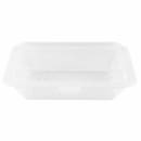 GET Rectangular To Go Food Container, 9" x 6 1/2", Polypropylene, Clear (EC-11-1-CL) thumbnail 2