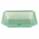 GET Rectangular To Go Food Container, 9" x 6 1/2", Polypropylene, Jade (EC-11-1-JA) thumbnail 2