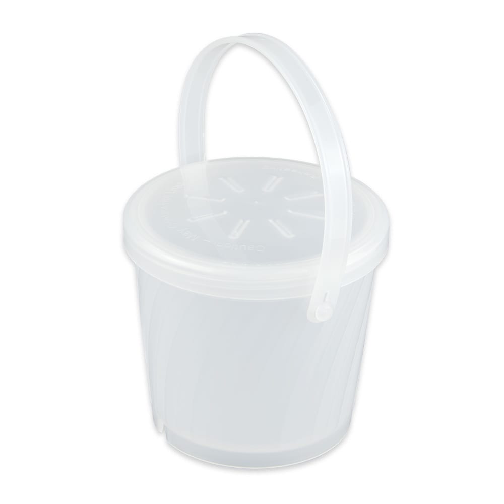 GET 4 1/4" Round To Go Food Container w/ 16 oz Capacity, Polypropylene, Clear (EC-13-1-CL)
