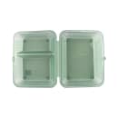 GET Rectangular To Go Food Container - 10" x 8", Polypropylene, Jade (EC-15-2-JA) thumbnail 2