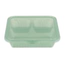 GET 4 3/4" Square To Go Food Containers, Polypropylene, Jade (EC-16-JA) thumbnail 3