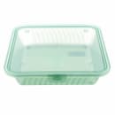 GET 4 3/4" Square To Go Food Containers, Polypropylene, Jade (EC-17-JA) thumbnail 2