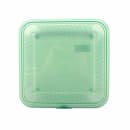 GET 4 3/4" Square To Go Food Containers, Polypropylene, Jade (EC-17-JA) thumbnail 3