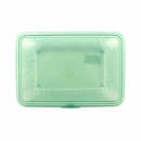 GET 4 3/4" Square To Go Food Containers, Polypropylene, Jade (EC-18-JA) thumbnail 3