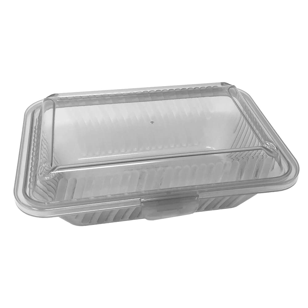 GET Rectangular To Go Food Container - 8" x 5 1/2", Polypropylene, Clear (EC-19-CL)