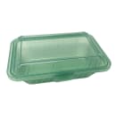 GET Rectangular To Go Food Container - 8" x 5 1/2", Polypropylene, Jade (EC-19-JA) thumbnail 3