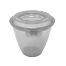 GET 6 3/4 oz Side Dish/Sauce Cup w/ Lid - Polypropylene, Clear (EC-20-CL) thumbnail 2