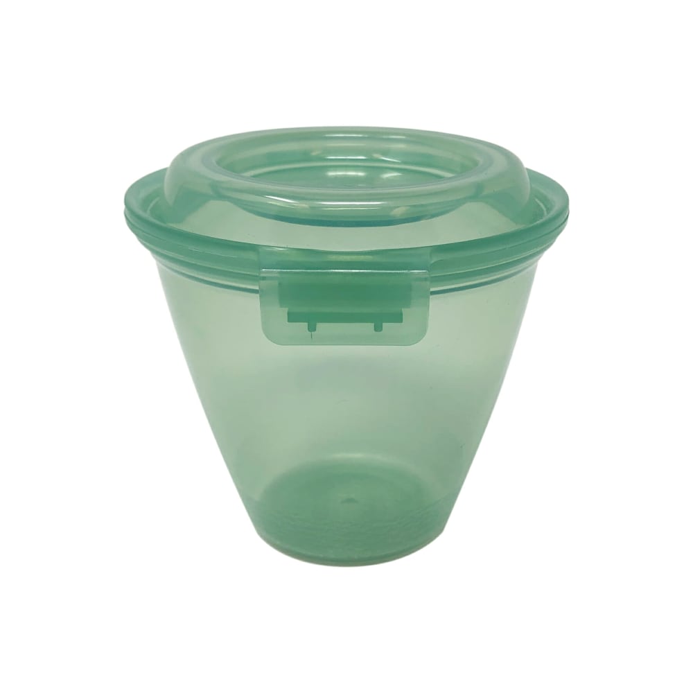GET 14 oz Side Dish/Sauce Cup w/ Lid - Polypropylene, Jade (EC-21-JA)