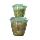 GET 14 oz Side Dish/Sauce Cup w/ Lid - Polypropylene, Jade (EC-21-JA) thumbnail 4