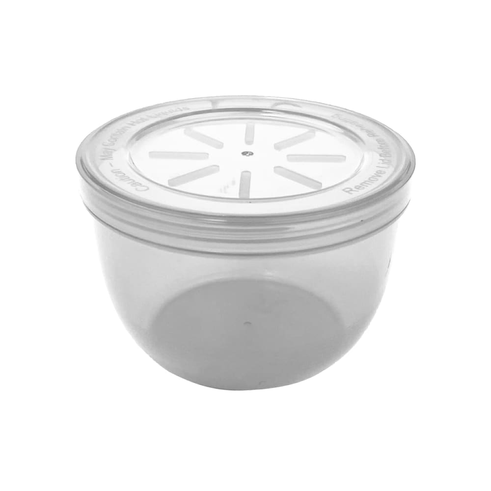 GET 18 oz Side Dish/Soup Container - Polypropylene, Clear (EC-24-1-CL)