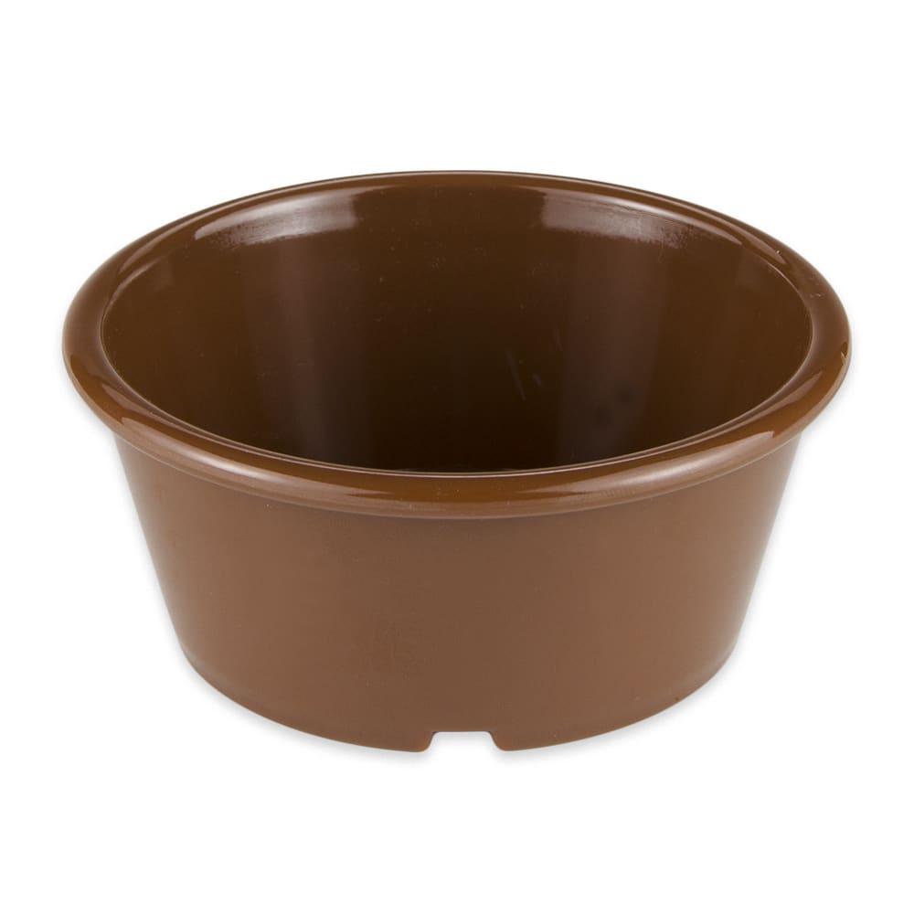 GET 4" Round Ramekin w/ 4 oz Capacity, Plastic, Brown (ER-040-BR)