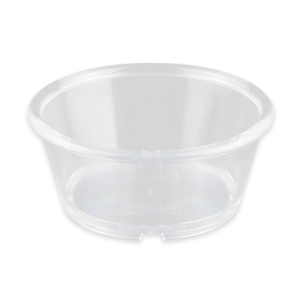 GET 4" Round Ramekin w/ 4 oz Capacity, Plastic, Clear (ER-040-CL)