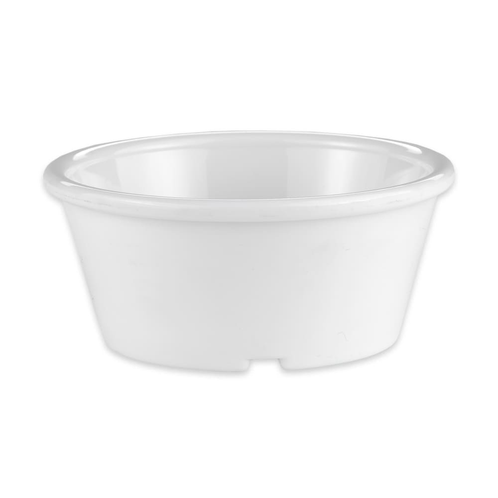 GET 4" Round Ramekin w/ 4 oz Capacity, Plastic, White (ER-040-W)