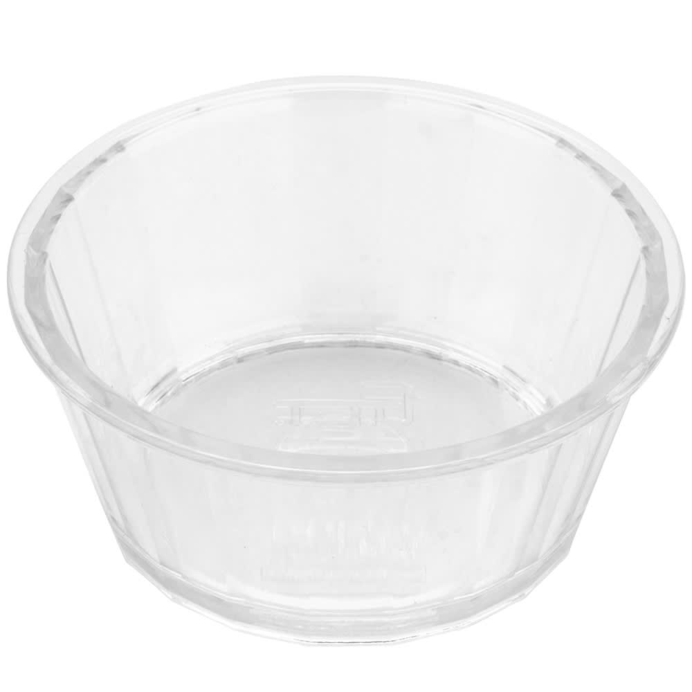 GET 4" Round Ramekin w/ 4 oz Capacity, Plastic, Clear (ER-045-CL)