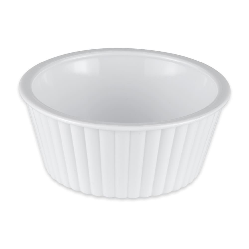 GET 3 3/4" Round Ramekin w/ 4 oz Capacity, Plastic, White (ER-404-W)
