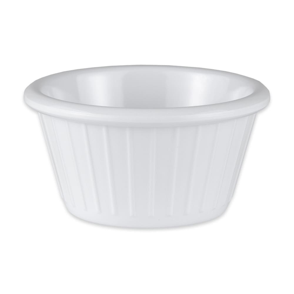 GET 3 oz Melamine Ramekin, White (F-635-W)