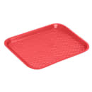 GET Plastic Fast Food Tray - 14"L x 10 3/4"W, Red (FT-14-R) thumbnail 2