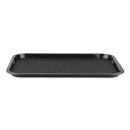 GET Plastic Fast Food Tray - 16 1/4"L x 12"W, Black (FT-16-BK) thumbnail 3