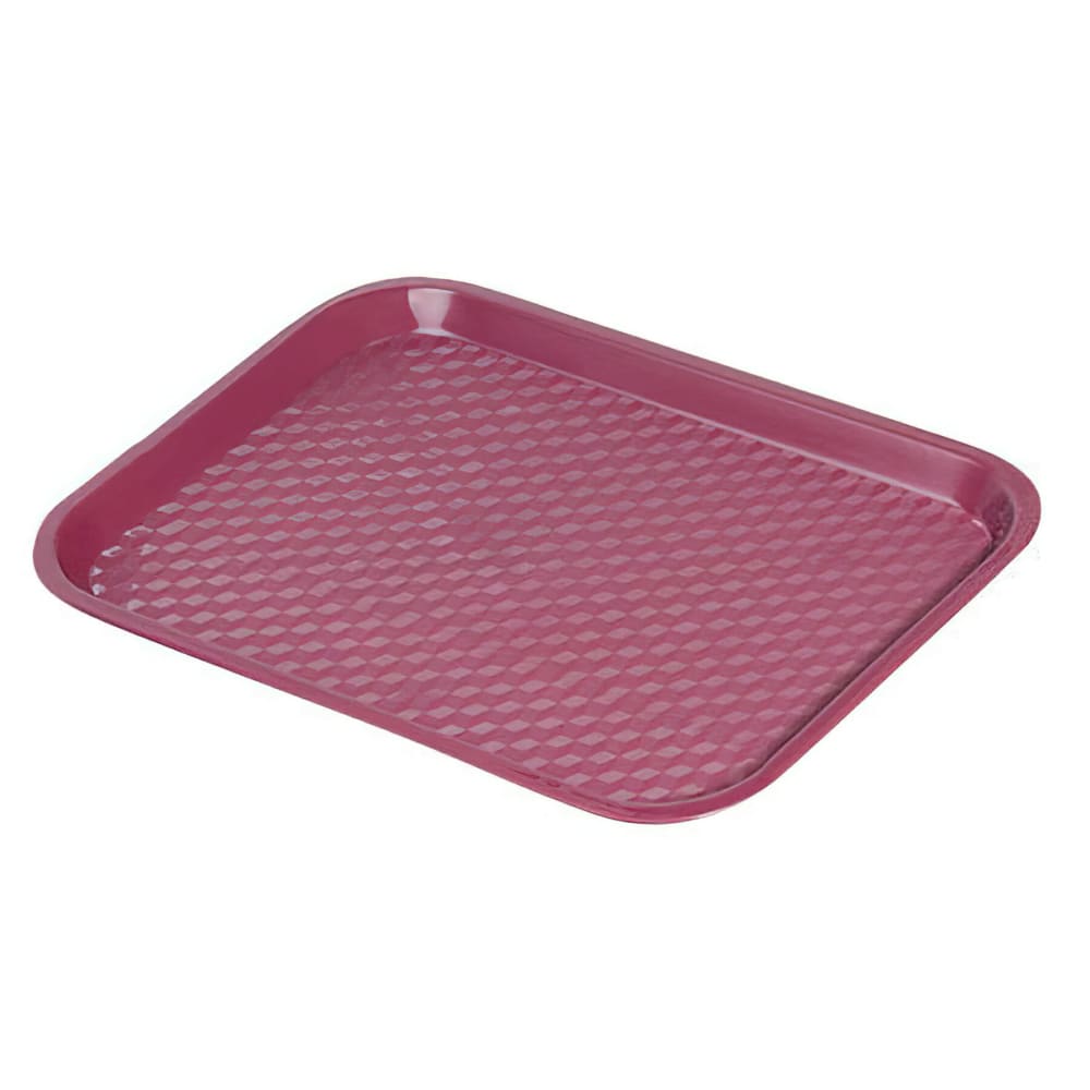 GET Plastic Fast Food Tray - 16 1/4"L x 12"W, Burgundy (FT-16-BU)