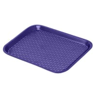 GET Plastic Fast Food Tray - 16 1/4"L x 12"W, Burgundy (FT-16-BU) thumbnail 5