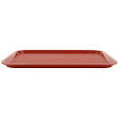 GET Plastic Fast Food Tray - 16 1/4"L x 12"W, Red (FT-16-R) thumbnail 3